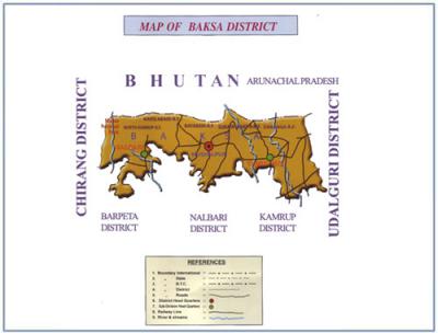 Baksa District Map