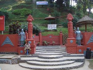 The entrance gate of the famous & mythical park Agnigarh