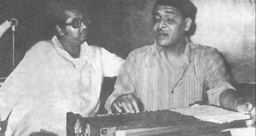 Dr. Bhupen Hazarika with Legendary Singer Kishore Kumar