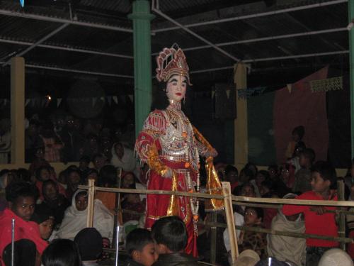 Bhaona in Banmukh Chutia Gaon Naamghar(Maajgaon), Sivasagar, Assam