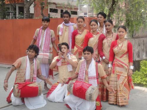 Bohag Bihu Or Rongali Bihu celebration in assam