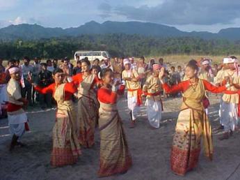 Bohag Bihu Or Rongali Bihu celebration in assam