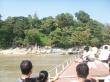 Ferry carrying passengers to Umananda Temple in Guwahati